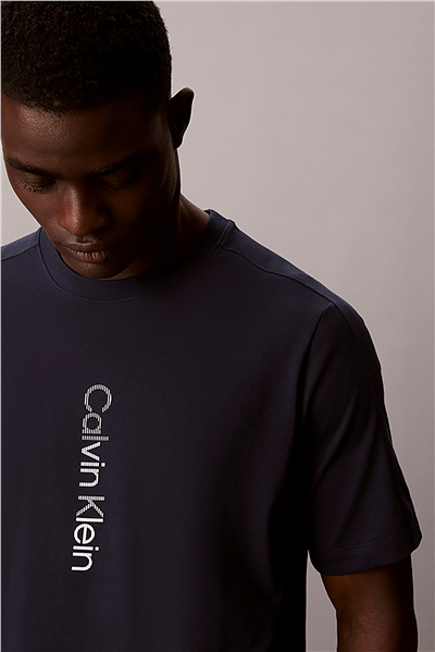 Calvin Klein Ss Graphic Tee Erkek Bisiklet Yaka T-Shirt