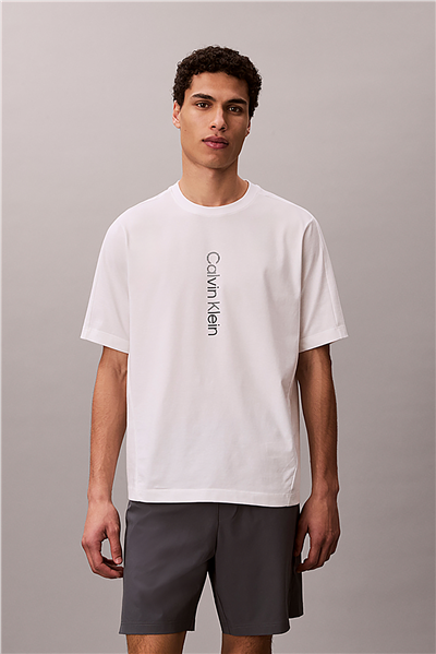 Calvin Klein Ss Graphic Tee Erkek Bisiklet Yaka T-Shirt