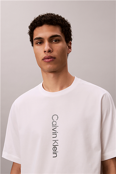 Calvin Klein Ss Graphic Tee Erkek Bisiklet Yaka T-Shirt