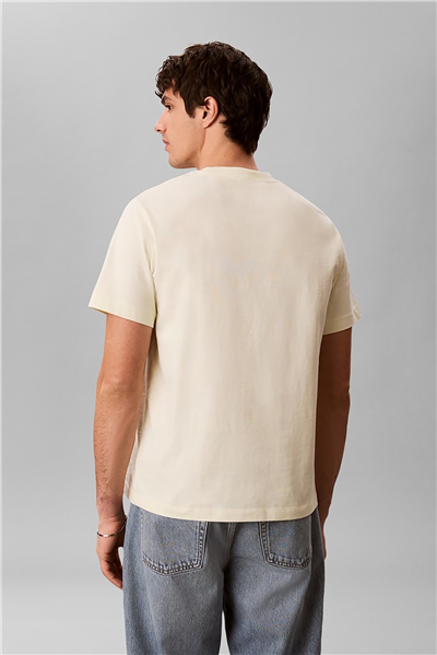 Calvin Klein Ss Hero Monologo Tee 20S Erkek Bisiklet Yaka T-Shirt Lacivert