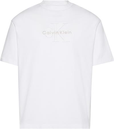 Calvin Klein Ss Hi Low Emb 16S Jersey Cn Tee Erkek Bisiklet Yaka T-Shirt