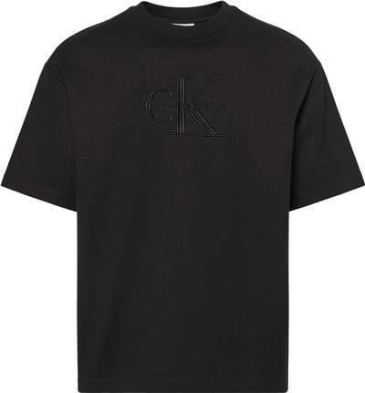 Calvin Klein Ss Hi Low Emb 16S Jersey Cn Tee Erkek Bisiklet Yaka T-Shirt