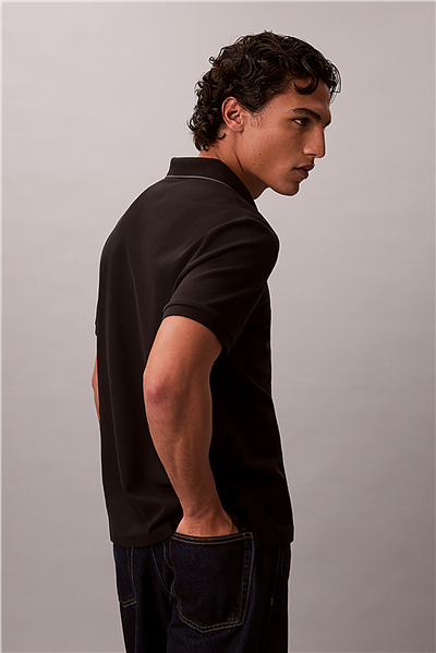 Calvin Klein Ss Refined Pique Tipped Classic Erkek Polo Yaka T-Shirt