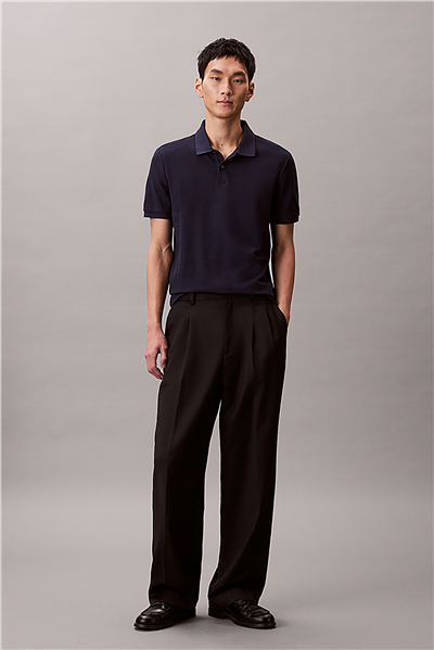 Calvin Klein Ss Refined Pique Tipped Classic Erkek Polo Yaka T-Shirt