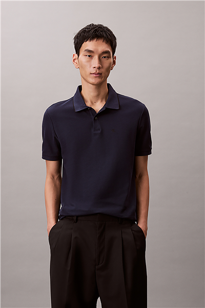 Calvin Klein Ss Refined Pique Tipped Classic Erkek Polo Yaka T-Shirt