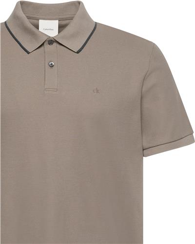 Calvin Klein Ss Refined Pique Tipped Classic Erkek Polo Yaka T-Shirt