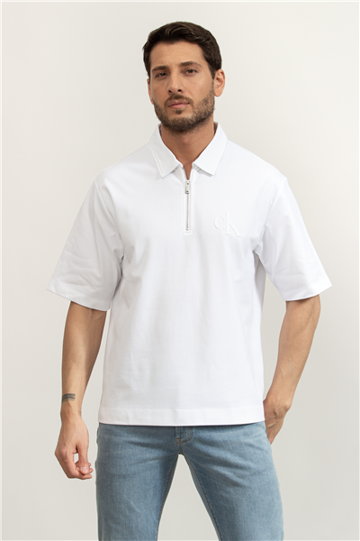 Calvin Klein Ss Rlxd Cooling Piqu Erkek Polo Yaka T-Shirt