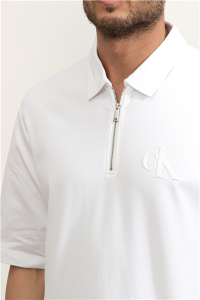 Calvin Klein Ss Rlxd Cooling Piqu Erkek Polo Yaka T-Shirt