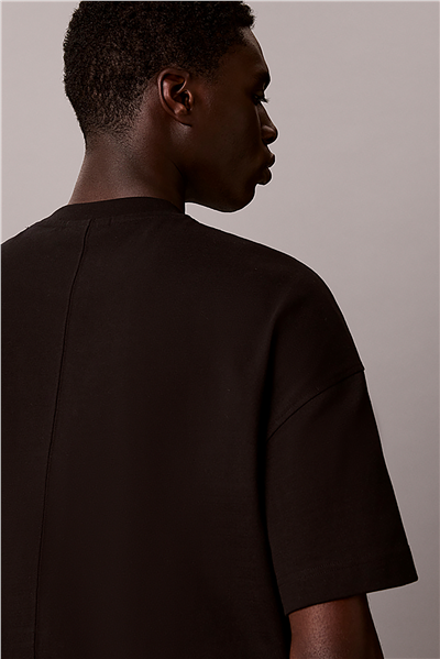 Calvin Klein Ss Rlxd Prem Hvy Jrs Erkek Bisiklet Yaka T-Shirt