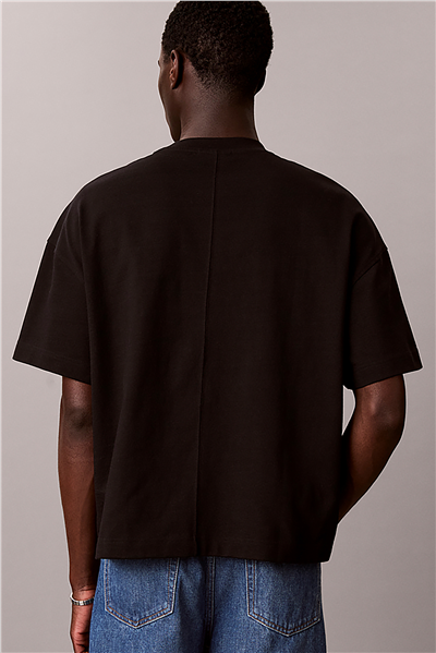 Calvin Klein Ss Rlxd Prem Hvy Jrs Erkek Bisiklet Yaka T-Shirt