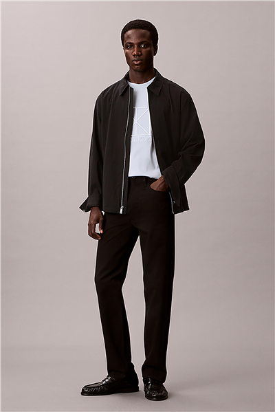 Calvin Klein Ss Rlxd Premium inte Erkek Bisiklet Yaka T-Shirt