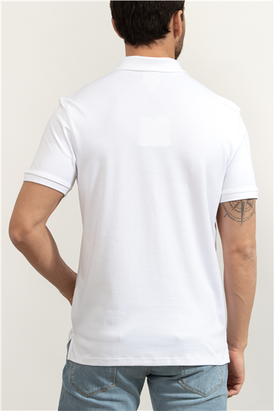 Calvin Klein SS Slim Supima Zip Polo Erkek Polo Yaka T-Shirt