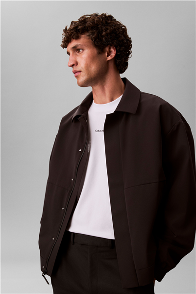 Calvin Klein SS Stretch Cotton Pique Nano Tee Erkek Bisiklet Yaka T-Shirt