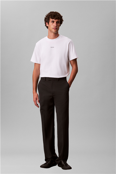 Calvin Klein SS Stretch Cotton Pique Nano Tee Erkek Bisiklet Yaka T-Shirt