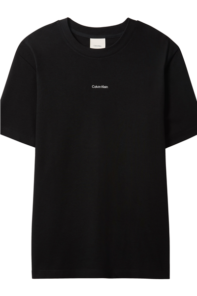 Calvin Klein SS Stretch Cotton Pique Nano Tee Erkek Bisiklet Yaka T-Shirt