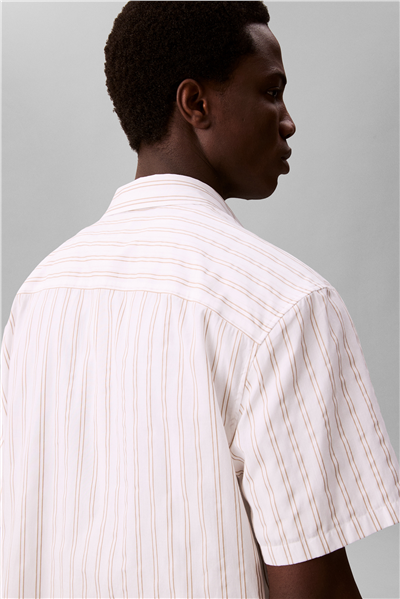 Calvin Klein Ss Supima Chest Emb Erkek Bisiklet Yaka T-Shirt