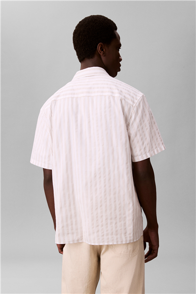 Calvin Klein Ss Supima Chest Emb Erkek Bisiklet Yaka T-Shirt