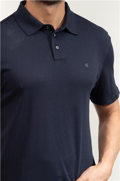 Calvin Klein Ss Supima Chest Emb Erkek Polo Yaka T-Shirt