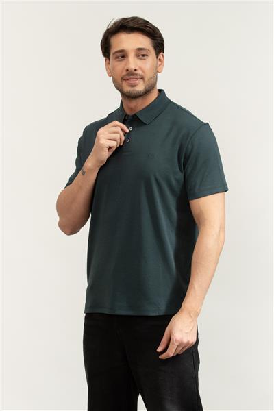 Calvin Klein Ss Supima Chest Emb Erkek Polo Yaka T-Shirt