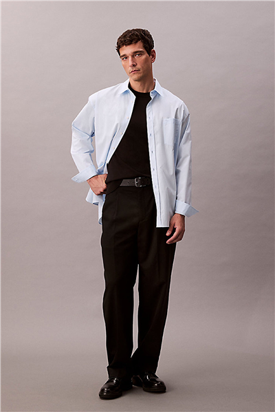 Calvin Klein Ss Supima Cotton Crew 14Gg Erkek Triko Siyah