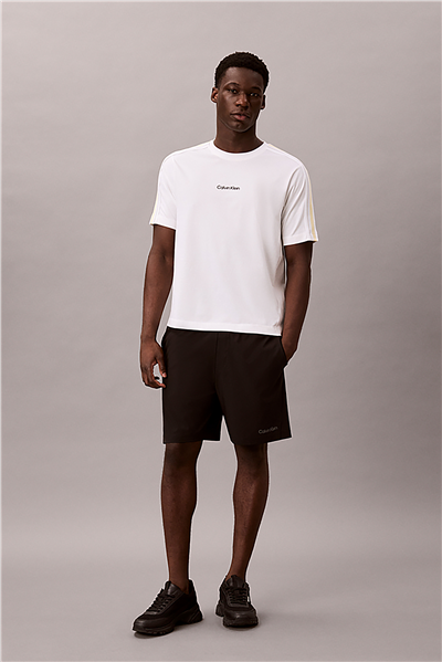 Calvin Klein Ss Tape Tee Erkek Bisiklet Yaka T-Shirt