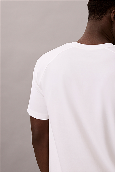 Calvin Klein Ss Tape Tee Erkek Bisiklet Yaka T-Shirt