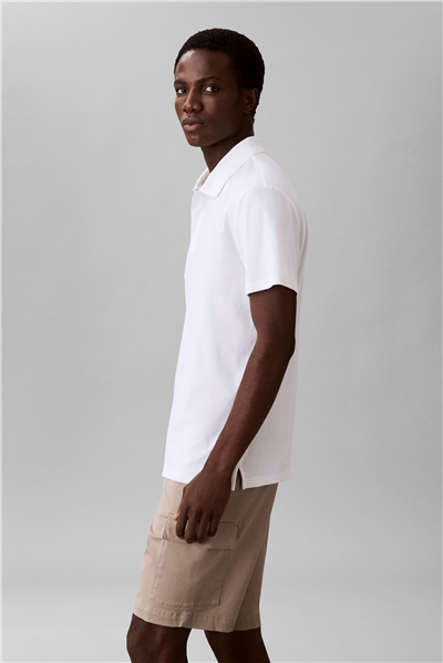 Calvin Klein Ss Tech Birdseye int Erkek Polo Yaka T-Shirt