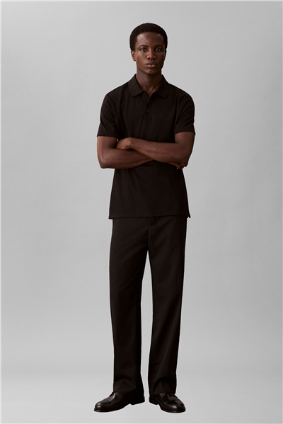 Calvin Klein Ss Tech Birdseye int Erkek Polo Yaka T-Shirt