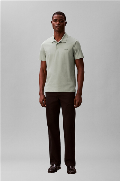 Calvin Klein Ss Tech Birdseye int Erkek Polo Yaka T-Shirt