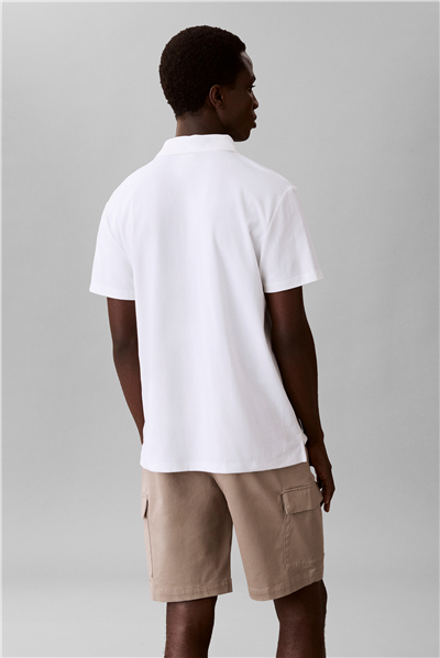 Calvin Klein Ss Tech Birdseye int Erkek Polo Yaka T-Shirt