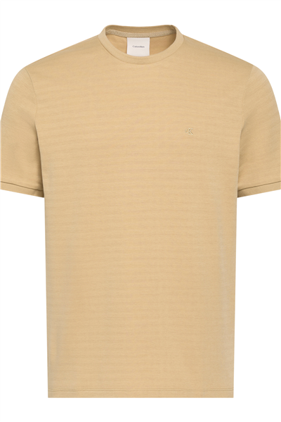 Calvin Klein Ss Tonal Stripe Crew Erkek Bisiklet Yaka T-Shirt
