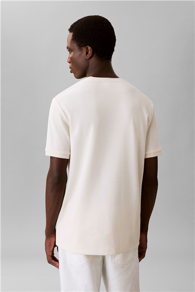 Calvin Klein Ss Tonal Stripe Crew Erkek Bisiklet Yaka T-Shirt