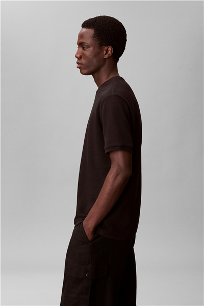 Calvin Klein Ss Tonal Stripe Crew Erkek Bisiklet Yaka T-Shirt