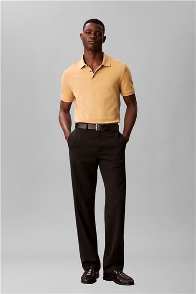 Calvin Klein Ss Tonal Stripe Polo Erkek Polo Yaka T-Shirt