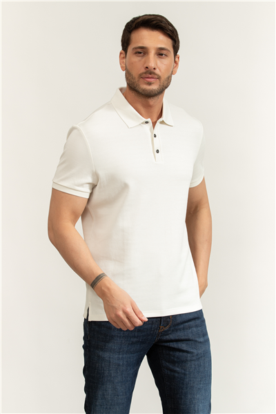 Calvin Klein Ss Tonal Stripe Polo Erkek Polo Yaka T-Shirt