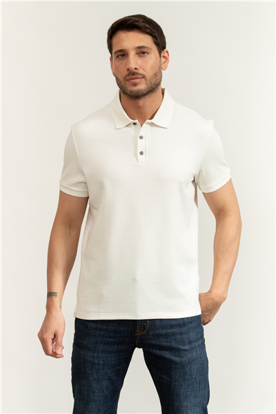 Calvin Klein Ss Tonal Stripe Polo Erkek Polo Yaka T-Shirt