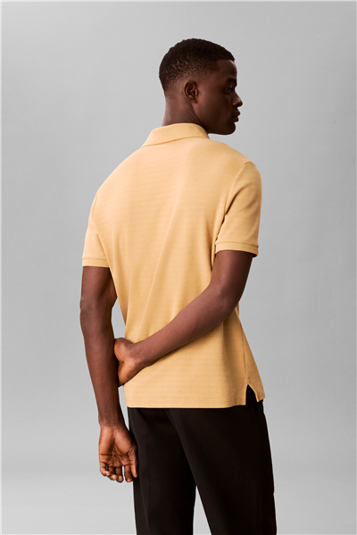 Calvin Klein Ss Tonal Stripe Polo Erkek Polo Yaka T-Shirt