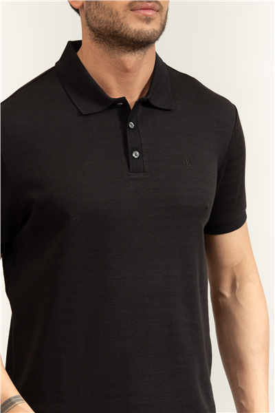 Calvin Klein Ss Tonal Stripe Polo Erkek Polo Yaka T-Shirt