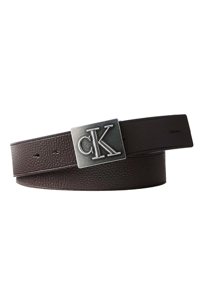 Calvin Klein Ssnl Mono Plaque 40Mm Erkek Kemer Kahverengi