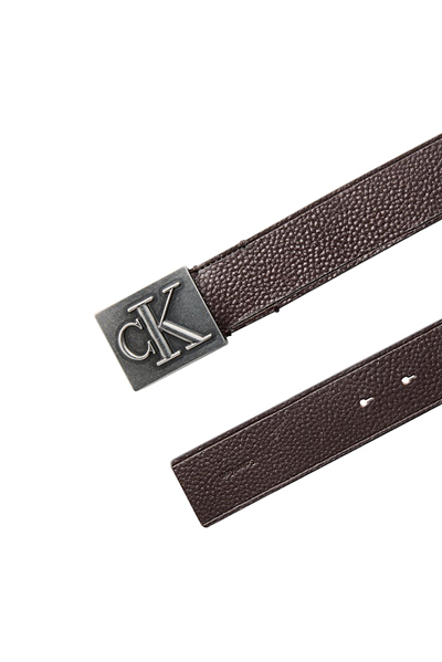 Calvin Klein Ssnl Mono Plaque 40Mm Erkek Kemer Kahverengi