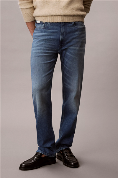 Calvin Klein Standard Straight Embers Jean Erkek Jean Pantolon