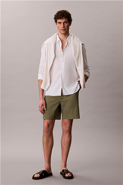Calvin Klein Straight Seersucker Erkek Şort