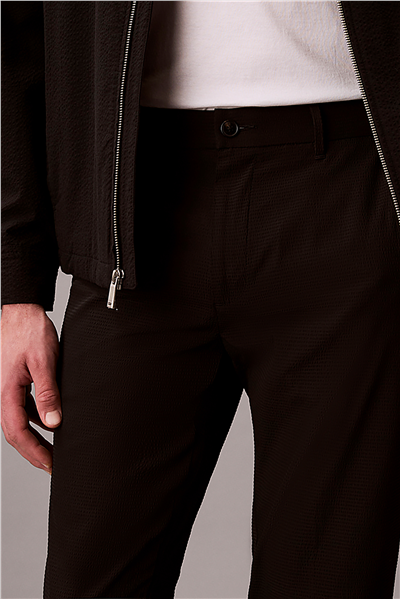 Calvin Klein Straight Seersucker Erkek Pantolon