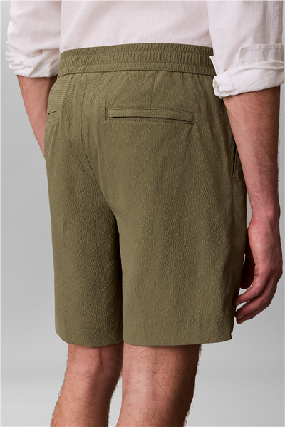 Calvin Klein Straight Seersucker Erkek Şort