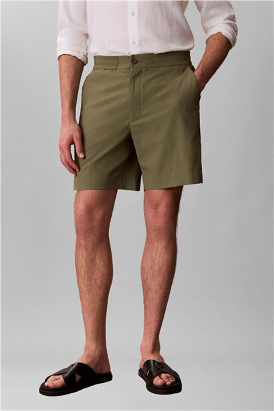Calvin Klein Straight Seersucker Erkek Şort