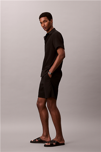 Calvin Klein Straight Seersucker Erkek Şort