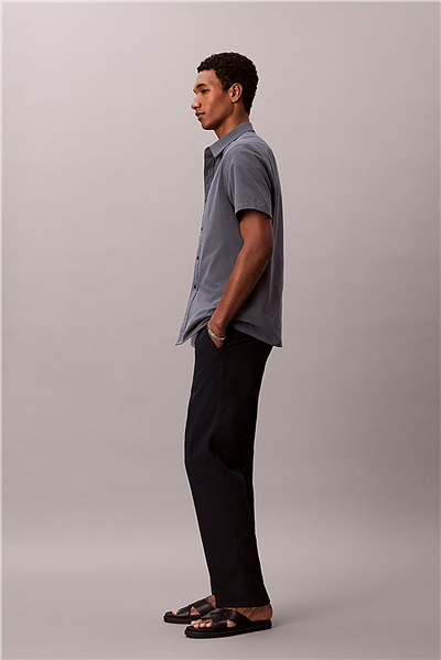 Calvin Klein Straight Seersucker Erkek Pantolon