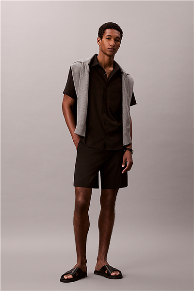 Calvin Klein Straight Seersucker Erkek Şort