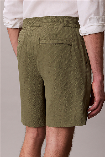Calvin Klein Straight Seersucker Erkek Şort
