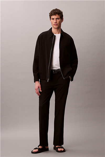 Calvin Klein Straight Seersucker Erkek Pantolon